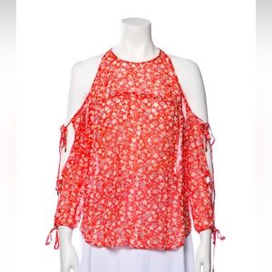 Veronica Beard Flynn Bow Blouse size 4. Worn once